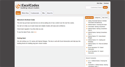 Desktop Screenshot of excelcodex.com